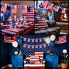 RECESKY 4th of July Decoration Lights - Patriotic Battery String