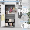 GangMei Metal Garage Storage Cabinet with Locking Doors and Adjustable