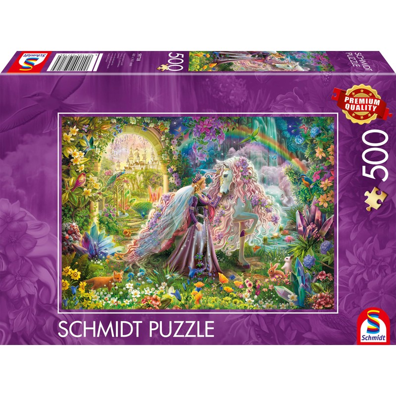 Schmidt Spiele 59718 Dream Journey with Unicorn 500 Pieces Puzzle