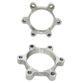 DONSP1986 2pcs Bicycle Bike Freewheel Threaded Hubs Disc Brake Rotor Flange Adapter (48mm/1.89inch)