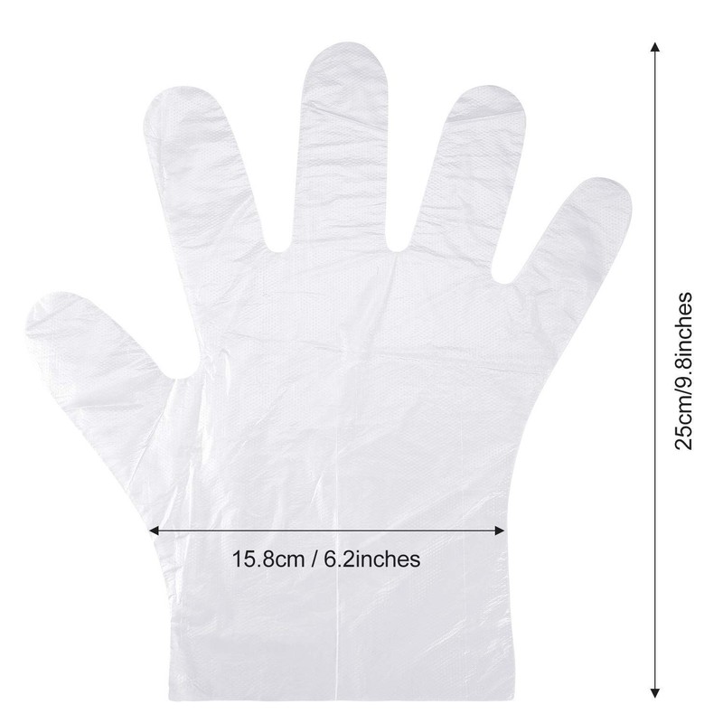 A1SONIC® 100pcs Disposable Gloves Safety Sterile Gloves Food Safe Gloves