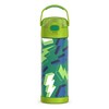 THERMOS FUNTAINER 16 Ounce Stainless Steel Bottle, Lightning Bolt Boy