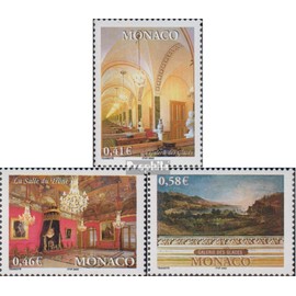 Monaco 2583-2585 (complete.issue.) unmounted mint/never hinged ** MNH 2002 clear brands: Fürstenpalast (Stamps for collectors)