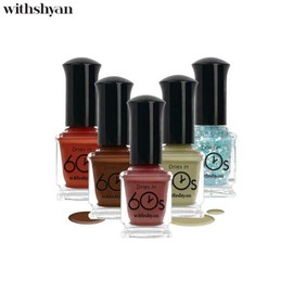 WITHSHYAN 60s Nail Lacquer 9ml, Color:#M56 Velvet Rose