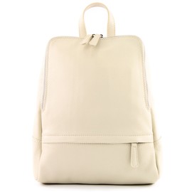 modamoda de T138 Women's Leather Backpack Handbag Handmade in Italy, Creme2021
