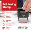 Promot Final Notice - Self Inking Rubber Stamp - Ink