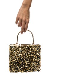 Chaks - Handbag, Clutch with Glitter Sequins, Evening Bag, Small Handbag, Accessory for Carnival, Disco, Everyday Use