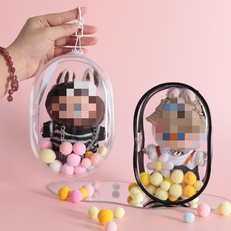 Clear Pouch for Toys, Compatible with Loves, Protective Case &