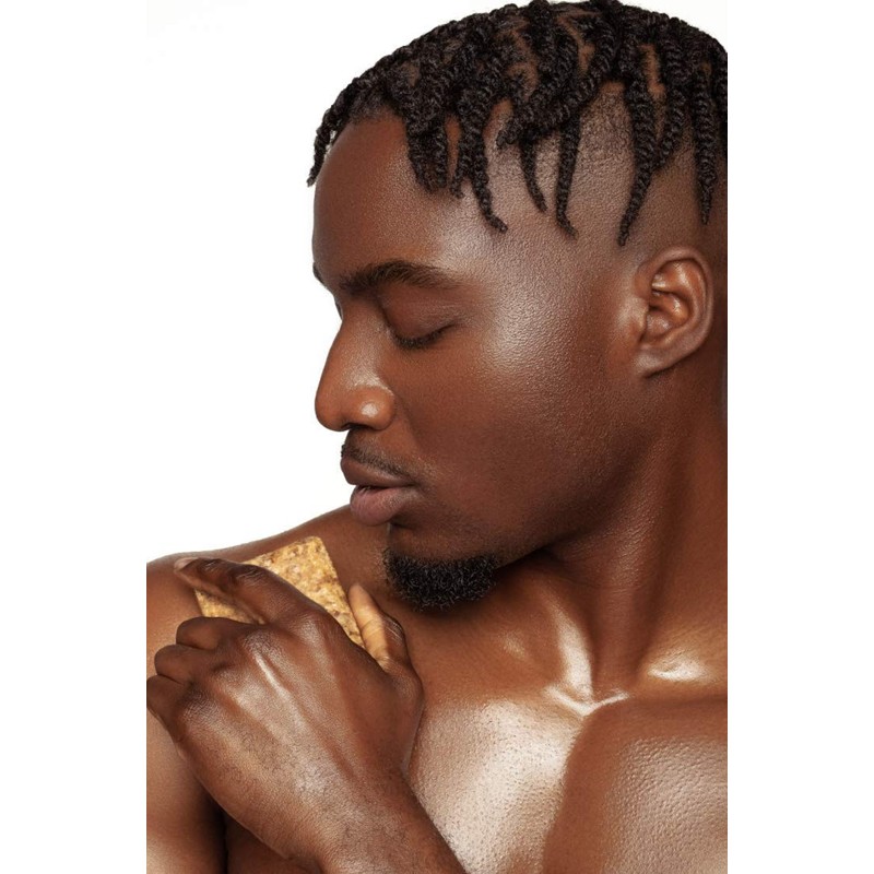 Shea Radiance African Black Soap Bar 3 Pack | Lavender