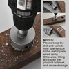 1-3/4''(45mm) Hole Saw Kit with Drill Bits, Tungsten Carbide Hole