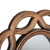 Relaxdays Set of 3 Mirrors, Round, Ø 25 cm, Wall