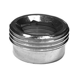 ENKI, P08, Chrome, Shower Connector Adaptor, Converts 1/2" Female to 3/4" Male, Modern or Traditional Bathroom Design, Solid Brass, Shower Tap Attachment, Kitchen Bathroom Garden Plumbing