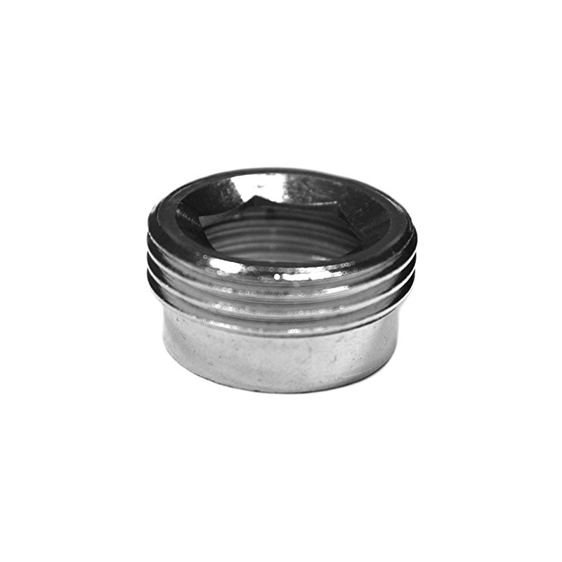 ENKI, P08, Chrome, Shower Connector Adaptor, Converts 1/2" Female to