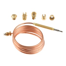 Hicello 150 cm Gas Universal Thermocouple Valve for Hot Water Boiler with 5 Fixed Parts Gas Appliances