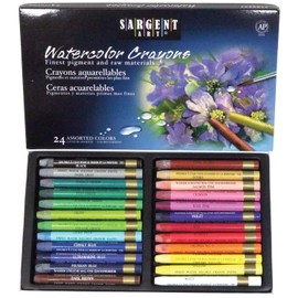 Sargent Art 22-1124 24 Premium Watercolor Crayons