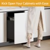 JINEATHES Cabinet Foot Pull, Trash Drawer Handle, Touchless Hands Free