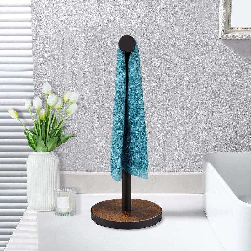 BCOZLUX Towel Holder Stand, Countertop Hand Towel Stand for Bathroom