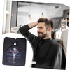 TOVINANNA Hair Cutting and Dyeing Cape for Barber Black Stylish