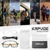 KAPVOE Photochromic Cycling Glasses Sports Sunglasses for Men Women UV400