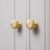 Brass Cabinet Knob Pumpkin Knobs, Copper Drawer Knobs Round Handles