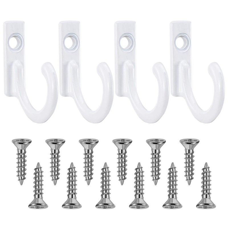 Zhehao 100 Pieces Key Hooks Jewelry Small Hook Key Hanging