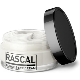 Rascal Ponce's Eye Cream | Under Eye Cream Dark Circle Remover for Men - Made with ginkgo Biloba Leaf Extract Macadamia Seed Oil (Container 0.5 Oz)