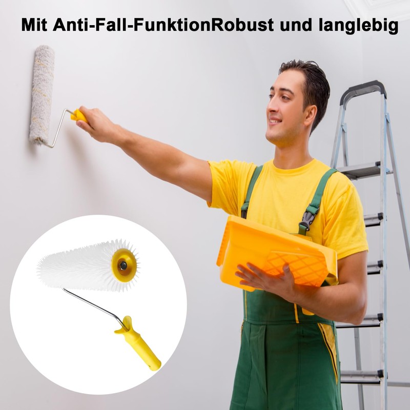 15 cm Stachelwalze für selbstnivellierende Böden, Epoxid- und Latexböden, Verbundwalze,