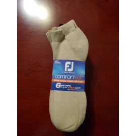 FootJoy Men's ComfortSof Sport Golf Socks Value Pack 6 Pairs NWT