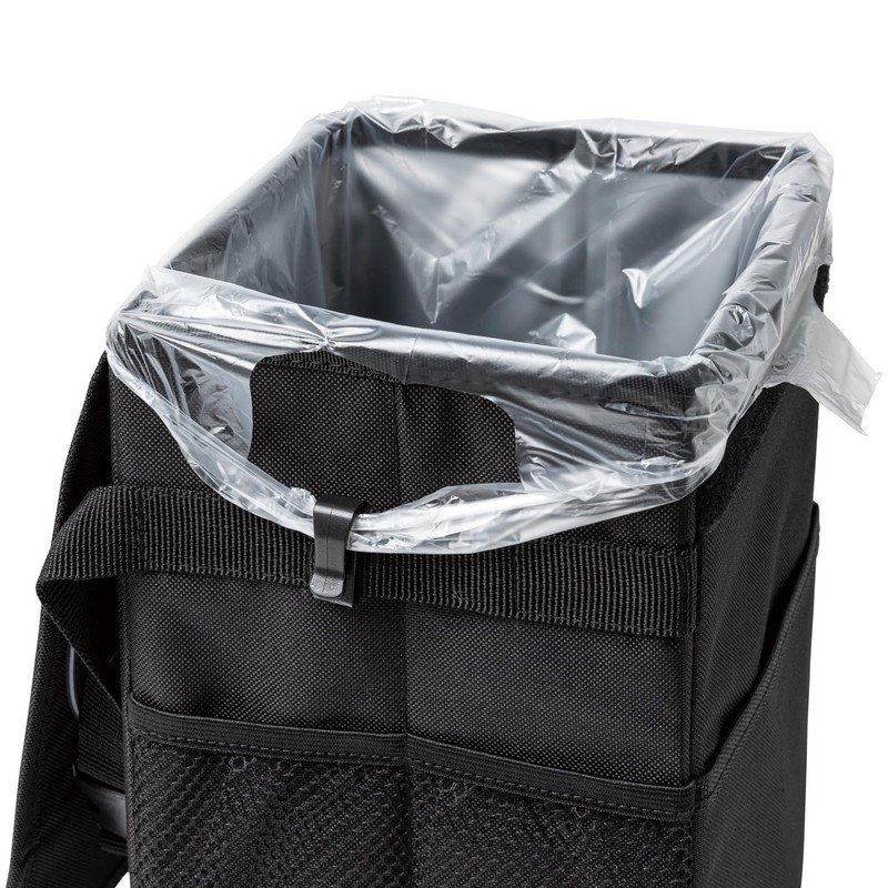 Bonform 7254-72BK Ripleve Multi-functional Dust Box, Black, Waterproof Material, Pocket,