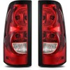AUTOSAVER88 Tail Lights Assembly Compatible with 2003-2006 Chevy Silverado 1500 2500 1500HD 2500HD / 04-06 Silverado 3500/2007 Silverado with Classic Body Style, Replacement OE Taillights