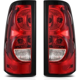 AUTOSAVER88 Tail Lights Assembly Compatible with 2003-2006 Chevy Silverado 1500 2500 1500HD 2500HD / 04-06 Silverado 3500/2007 Silverado with Classic Body Style, Replacement OE Taillights