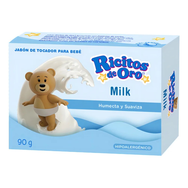 Ricitos de Oro jabón corporal Milk, 90gr