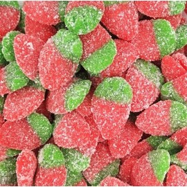 SweetGlob Sour Gummy Wild Strawberry (1 Pound (Pack of 1))