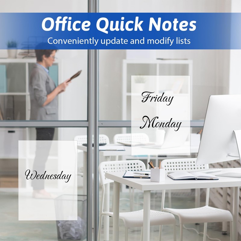 Clear Dry Erase Board Sticker Paper, 10 Sheets of A4