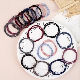 Simple Three-Strand Hair Tie (Sold by the 1P unit) / 헤어 심플 세줄 머리끈 (1P 단위 판매)