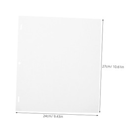 Operitacx 200pcs Three-Hole Animation Positioning Paper for Artists and Students White Drawing and Painting Practice Stable Secure Surface for Continuous Creative Projects