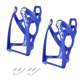 JXTSDZ Jaula de Botella de Agua para Bicicletas de 2 Porciones,Estante de Soporte de Bebida de Agua de Plástico,Soporte Universal para Bebidas de Agua,Portabidón para Bicicleta de Montaña (Azul)