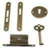 yukata Bronze Antique Box Locks Piano Lock Desk Locks for