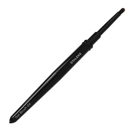 STALEKS PRO Expert Nail Brush Set, Liner, Gel, Ombre & Angled Brushes, Black, Plastic Handle, Professional Nail Art Brushes, NBE Series (NBE-04)