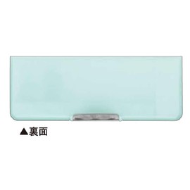 Klux 250623 Carmiere Clear Double-Sided Pen Case, Mint, Pencil Case, Pen Case, Pen Holder, Stationery Holder, Back to School