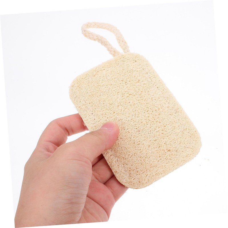 Baluue Natural Loofah Dish Washing Brush Set 2Pcs Kitchen Cleaning