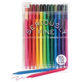 OOLY, Seriously Fine Felt Tip Markers, Set of 36 (130-037)