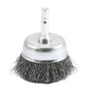 Forney 72729 Wire Cup Brush, Coarse Crimped with 1/4-Inch Hex