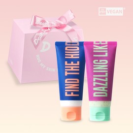 Dear Doer [Dear Doer]Hypoallergenic Vegan Body Scrub Duo & Mini Lotion Set