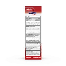 Gel Alocane de emergencia para quemaduras, máximo alivio, 2,5 onzas líquidas.