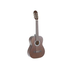 GEWA E-Acoustic Classical Guitar BASIC 1/2, children's guitar (ideal for 7-9 year olds, nickel silver frets, chrome-plated tuners, lime and pakka wood, scale length: 530 mm, nut width: 45 mm), walnut