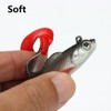 Soft Plastic Bait, 10 Pieces Paddle Tail Swimbaits Minnow Bait,