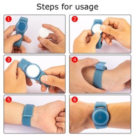 SinChic Airtag Armband Kleinkinder,Wasserdicht Airtag-Armband für Kinder Kindersitzgurt Anti-verloren Einstellbare Handgelenkkette Nylon Air Tag Armband Kids blau