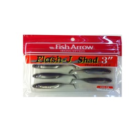 Fish Arrow Flash J Shad 3 Inch Bait, Unisex, Flash J Shad 3 Zoll, Lake Wakasagi/Aurora, 80