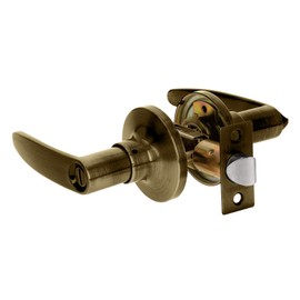 Hermex CEMA-2B, Cerradura de manija, cilindro de latón, acabado latón antiguo, para baño